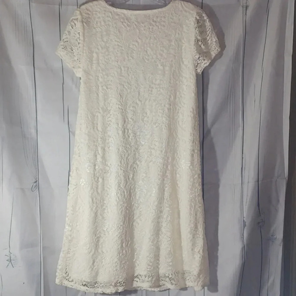 Tacera cream color lace dress - Picture 7 of 9